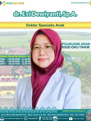dr. Evi Dewiyanti, Sp.A