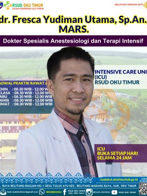 dr. Fresca Yudiman Utama, Sp.An