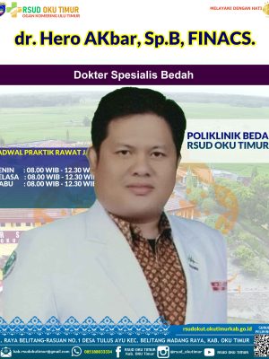 dr. Hero Akbar, Sp.B, FINACS