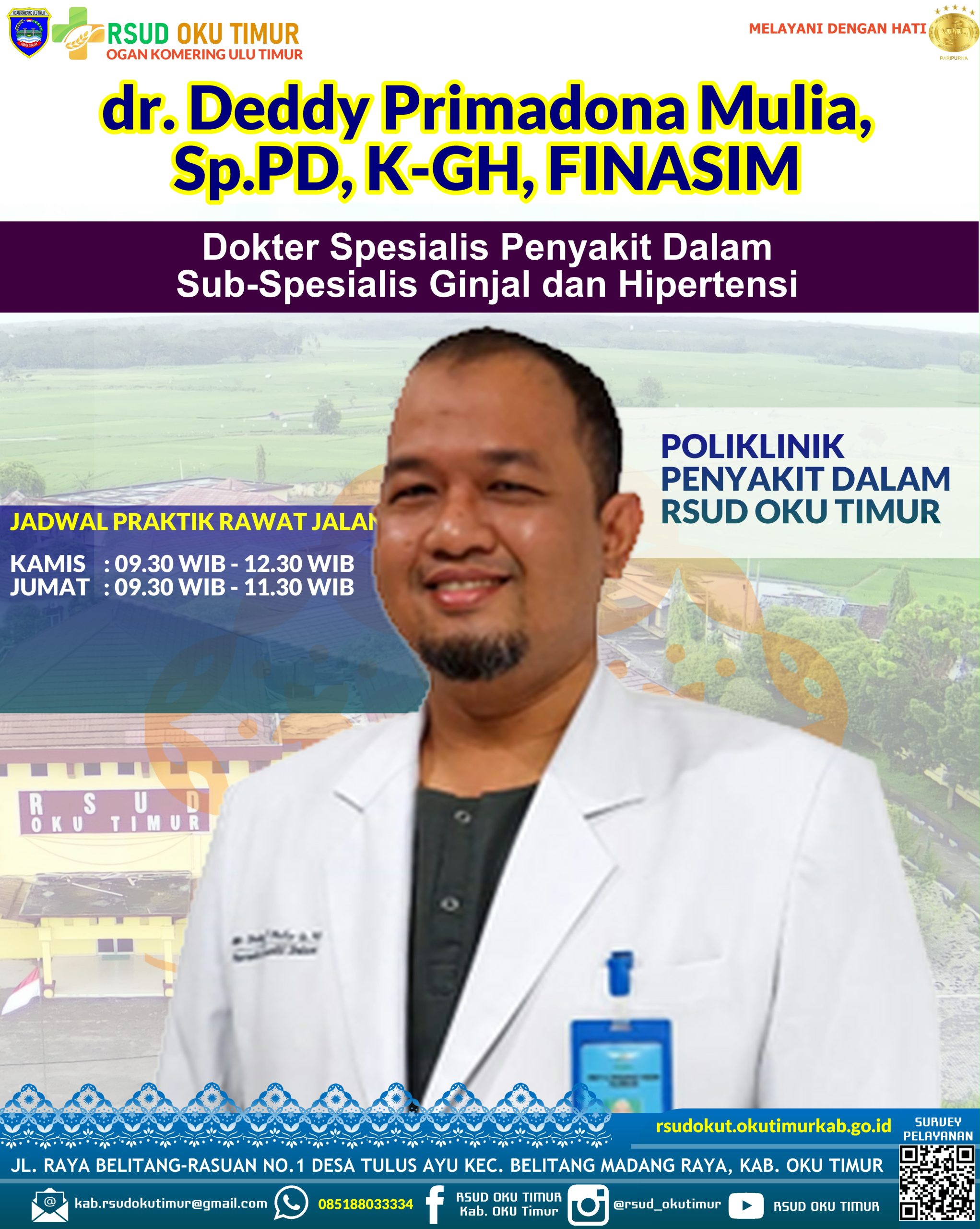 dr. Deddy Primadona Mulia, Sp.PD - K.GH, FINASIM