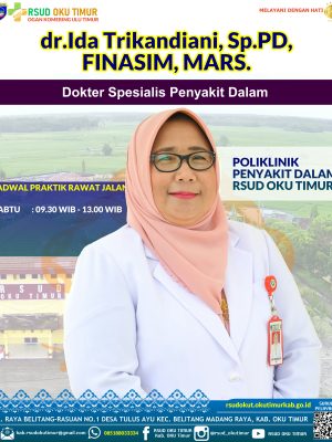 dr. Ida Trikandiani, Sp.PD, FINASIM, MARS.
