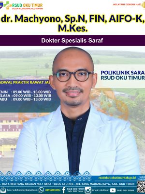 dr. Machyono, Sp.N, FIN, AIFO-K, M.Kes