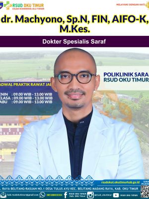 dr. Machyono, Sp.N, FIN, AIFO-K, M.Kes