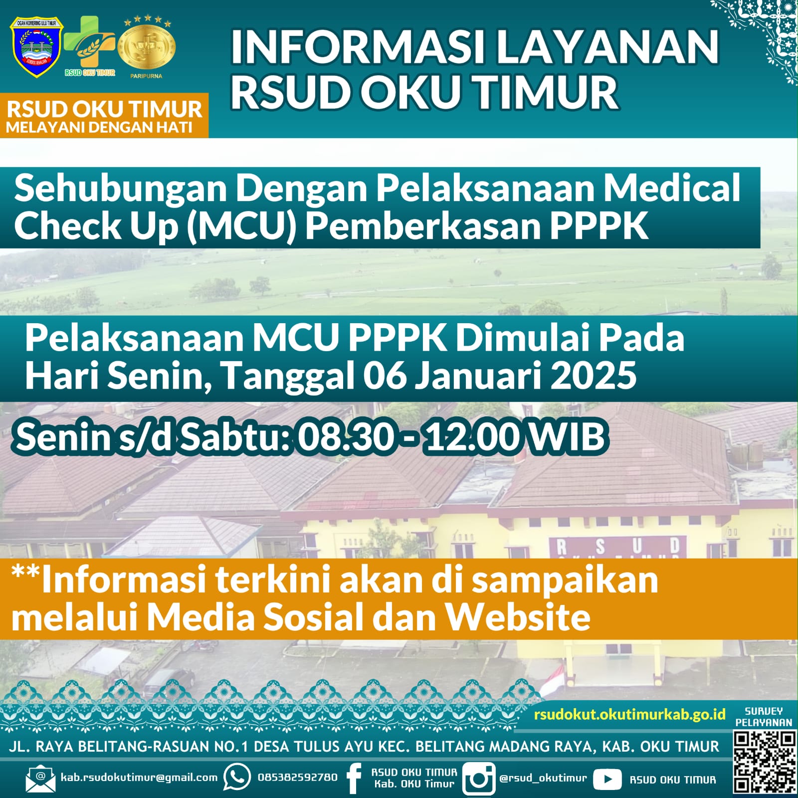 INFORMASI PEMBERKASAN PPPK MEDICAL CHECK UP