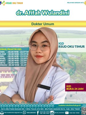 dr. Afifah Wulandini dr. Afifah Wulandini