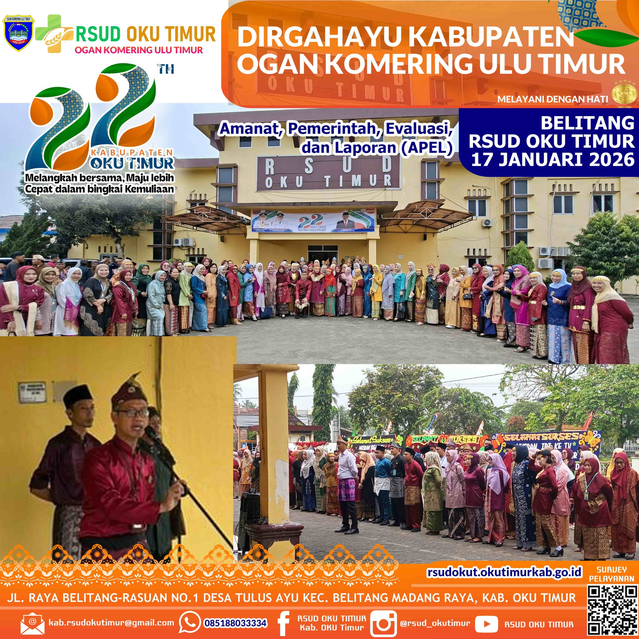 22 TAHUN DIRGAHAYU KABUPATEN OGAN KOMERING ULU TIMUR