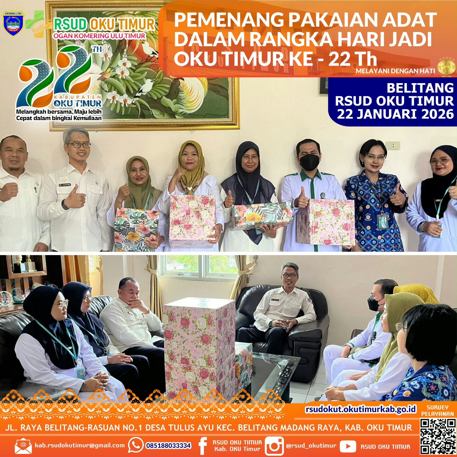 PEMENANG PAKAIAN ADAT RSUD OKU TIMUR TAHUN 2026