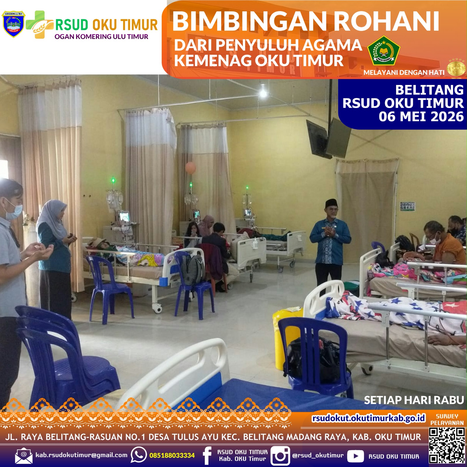 BIMBINGAN ROHANI DARI PENYULUH AGAMA KEMENAG OKU TIMUR