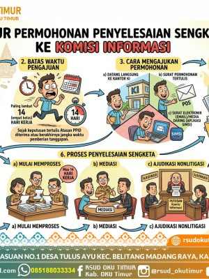 TATA CARA PERMOHONAN PENYELESAIAN SENGKETA KE KOMISI INFORMASI