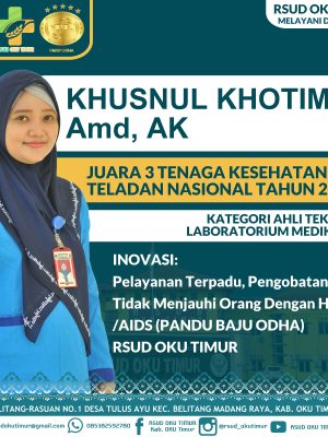 2022 - NAKES TELADAN NASIONAL an. KHUSNUL KHOTIMAH, AMAK.