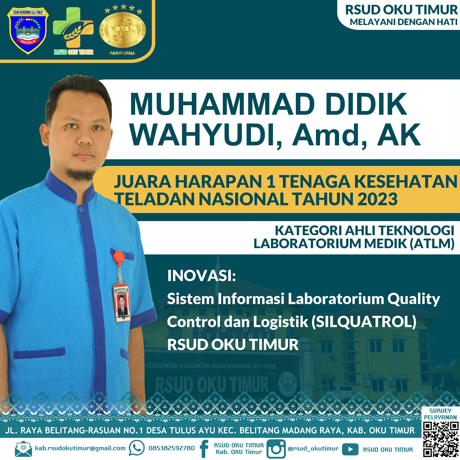 2023 – NAKES TELADAN NASIONAL an. MUHAMMAD DIDIK WAHYUDI, AMAK. 2023 – NAKES TELADAN NASIONAL an. MUHAMMAD DIDIK WAHYUDI, AMAK.