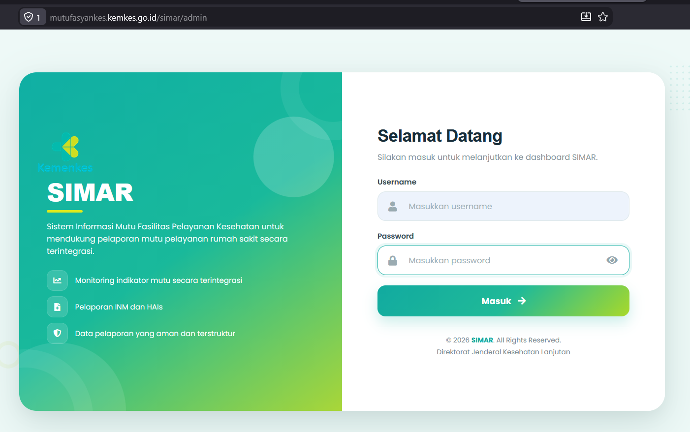 INDIKATOR MUTU NASIONAL RSUD OKU TIMUR